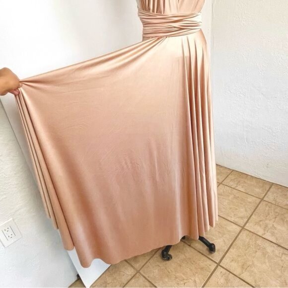 Twobirds NY Classic Ballgown Rosewood color one Size - Picture 9 of 14